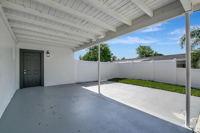 view of patio