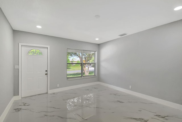 view of entrance foyer