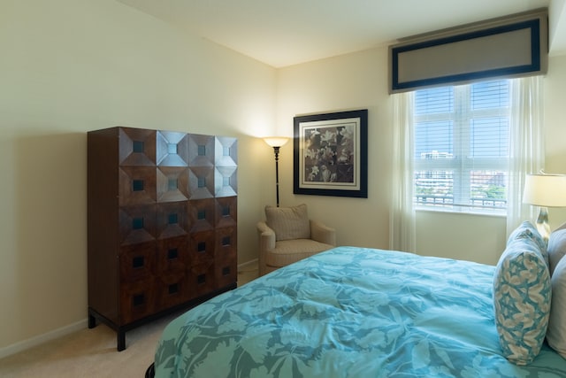 bedroom featuring carpet floors