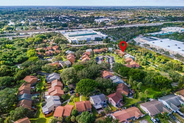 birds eye view of property featuring a residential view