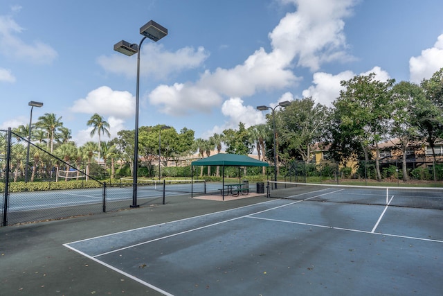 view of sport court