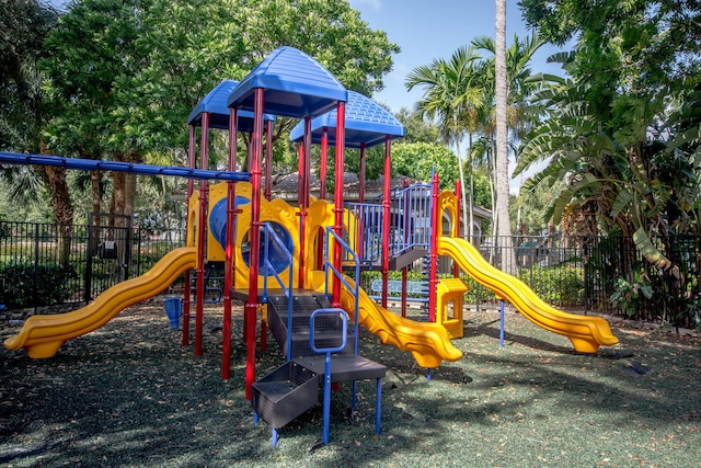 view of jungle gym