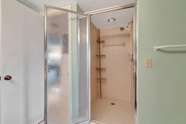 bathroom with walk in shower