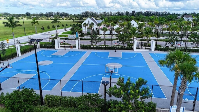 view of sport court