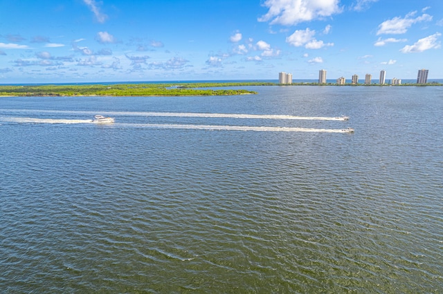 property view of water