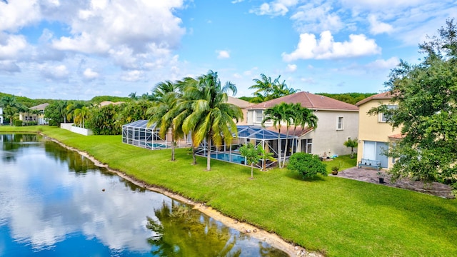 8951 Alexandra Cir, Wellington, FL 33414 - view from above of property with a nearby body of water