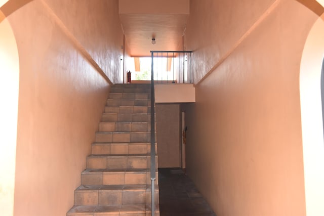 view of staircase