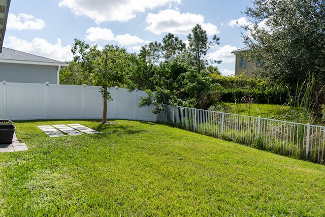 view of yard featuring a patio area