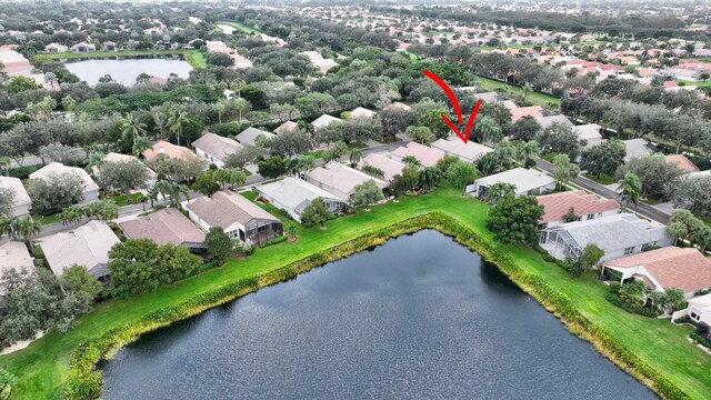11481 Kanapali Ln, Boynton Beach, FL 33437 - aerial view of residential area featuring a nearby body of water