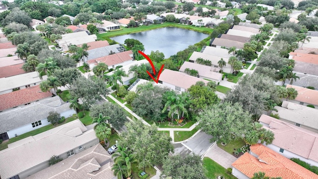 11481 Kanapali Ln, Boynton Beach, FL 33437 - aerial perspective of suburban area with a nearby body of water