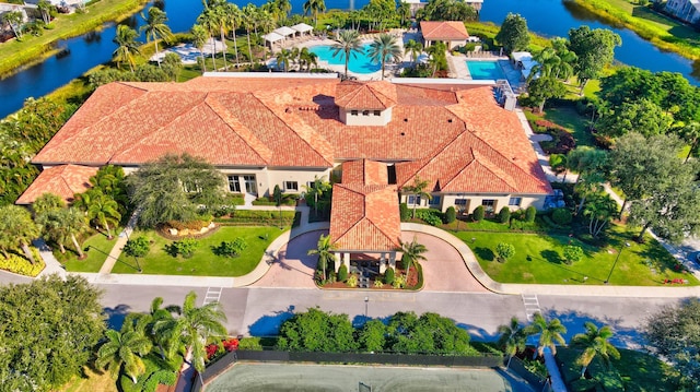 11481 Kanapali Ln, Boynton Beach, FL 33437 - view of subject property featuring a nearby body of water and a pool area