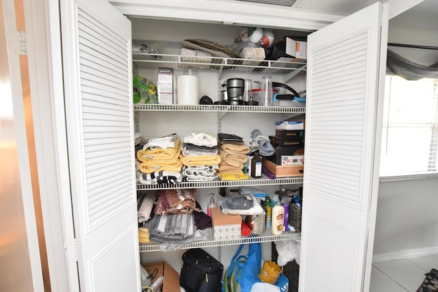 view of closet