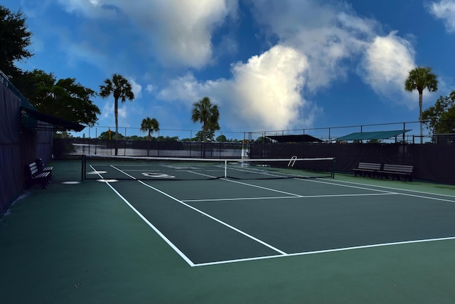 view of sport court featuring basketball court