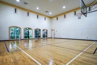 view of basketball court