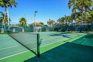 view of tennis court