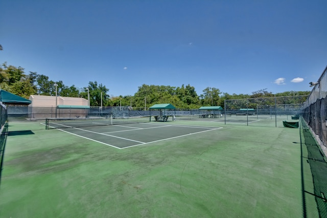 view of sport court