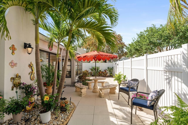 view of patio / terrace