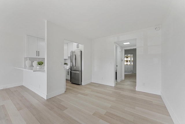 interior space featuring light hardwood / wood-style floors