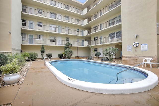 view of pool