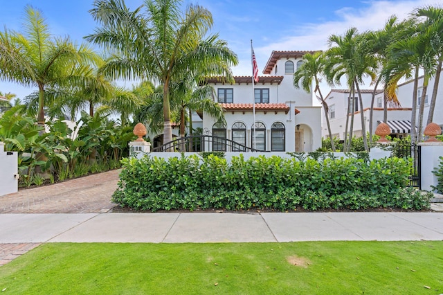 view of mediterranean / spanish home