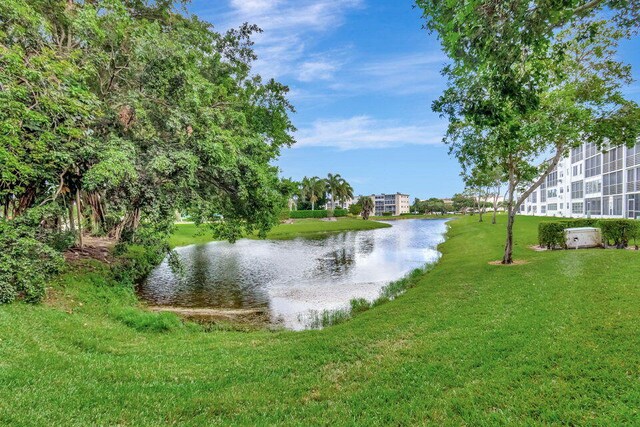 property view of water