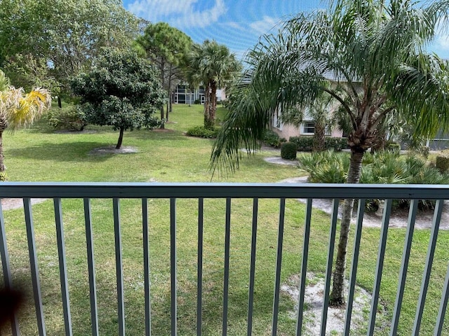 18081 SE Country Club Dr Unit 17Apt 167, Tequesta, FL 33469 - view of grassy yard with a balcony