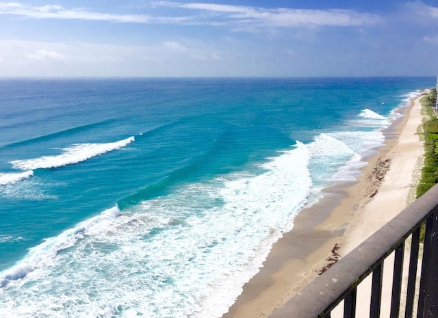 water view with a beach view