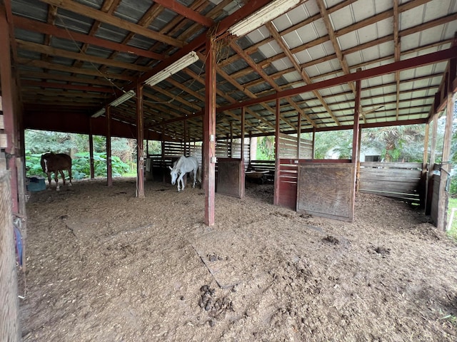 view of stable