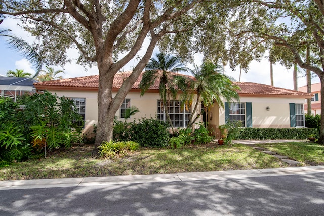 view of mediterranean / spanish house