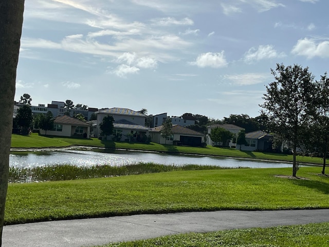 view of water feature