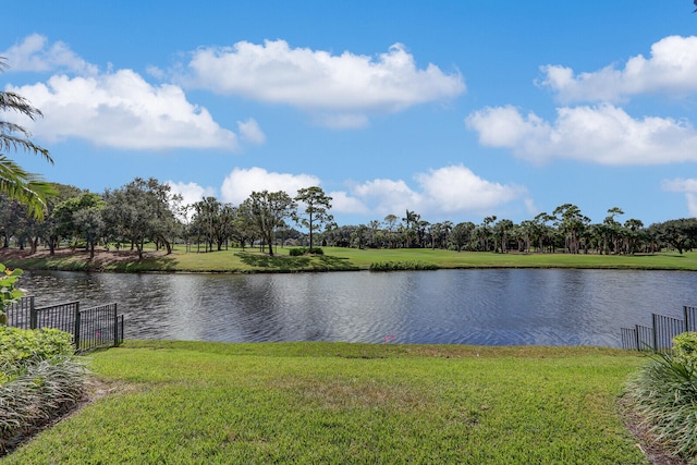 view of water feature