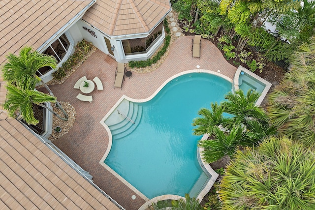 view of pool