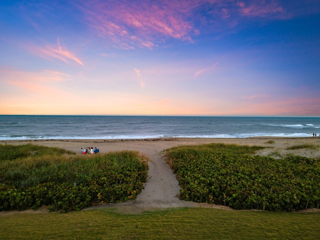 5 S Beach Rd, Jupiter Island, FL 33455 - water view featuring local beach