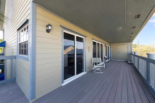 1441 NE 14th Ct Unit 4, Jensen Beach, FL 34957 - view of wooden deck
