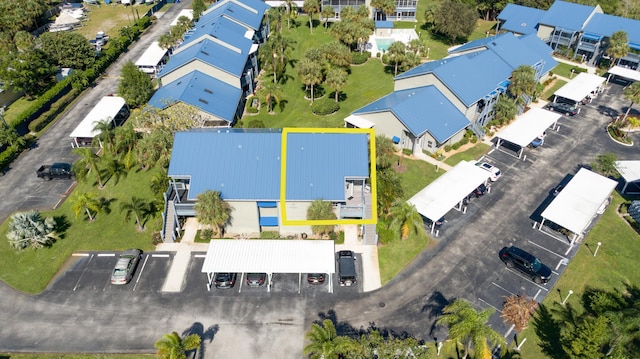 1441 NE 14th Ct Unit 4, Jensen Beach, FL 34957 - view of property location featuring property parcel outlined