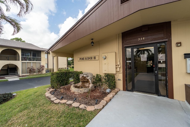 view of entrance to property