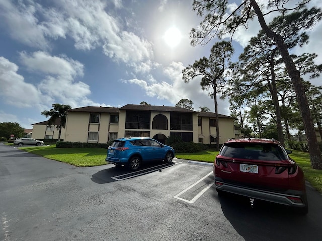 exterior space with a front yard