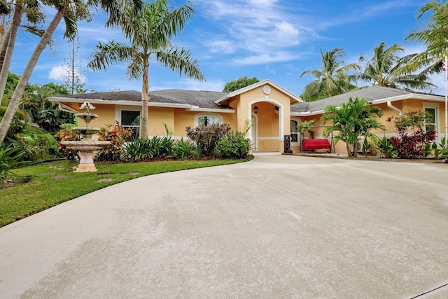 view of ranch-style home