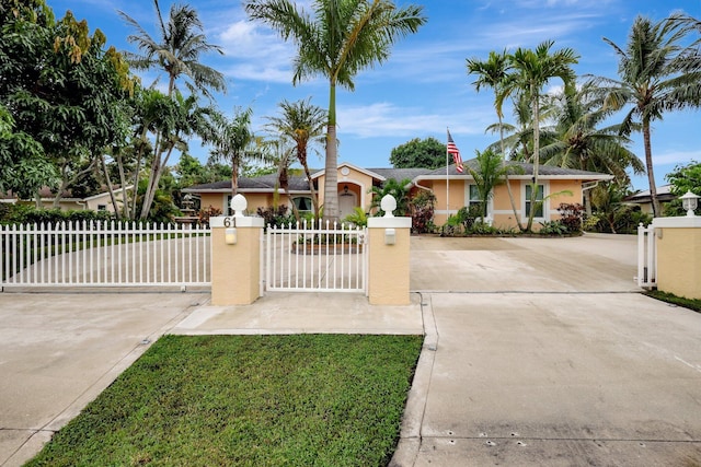 view of ranch-style home