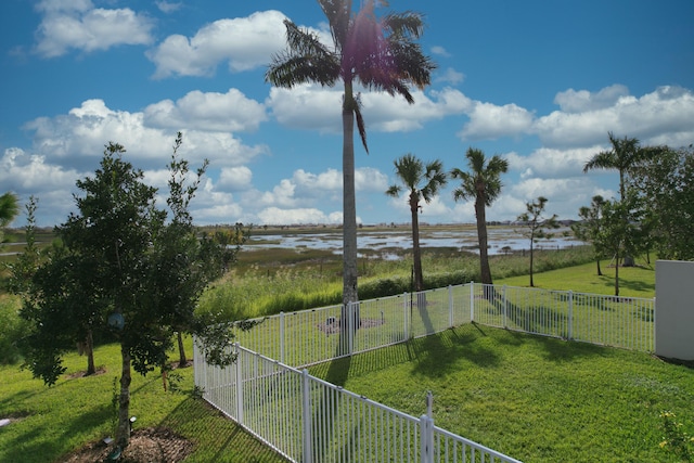 view of water feature