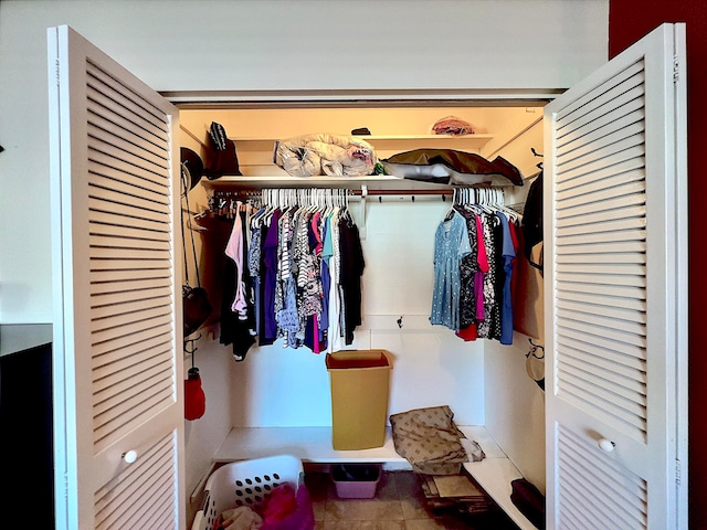 view of closet