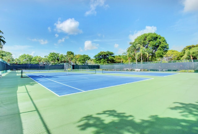 view of sport court