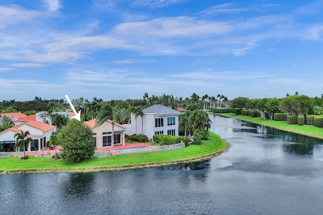 property view of water