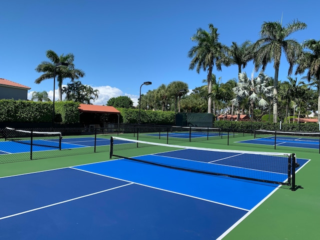 view of sport court