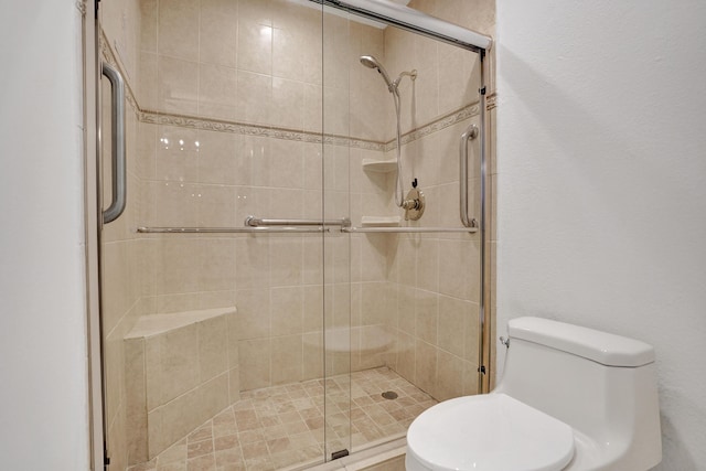 1260 NW 20th Ave Unit 203, Delray Beach, FL 33445 - bathroom with a stall shower and toilet