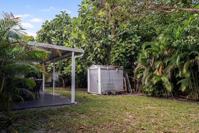 rear view of property with a lawn and a patio