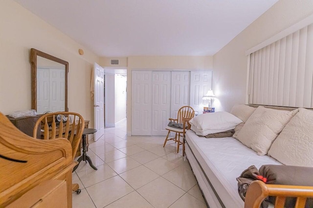 living room with light tile patterned floors