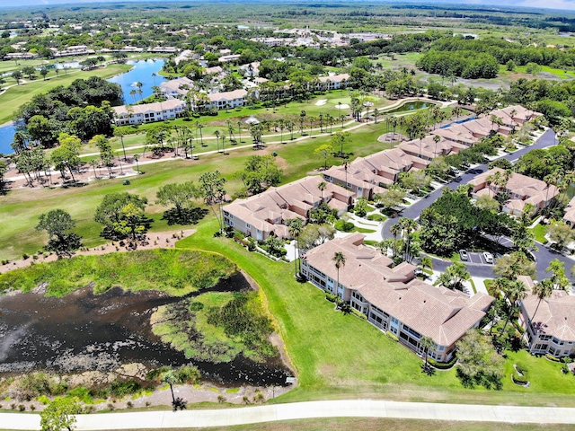 227 Legendary Cir, Palm Beach Gardens, FL 33418 - aerial view of residential area featuring a nearby body of water and a local golf course