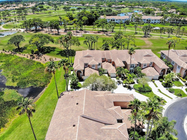 227 Legendary Cir, Palm Beach Gardens, FL 33418 - aerial perspective of suburban area featuring a large body of water and a golf club