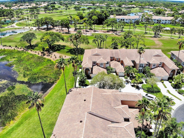 227 Legendary Cir, Palm Beach Gardens, FL 33418 - aerial view of residential area featuring a nearby body of water and a golf club